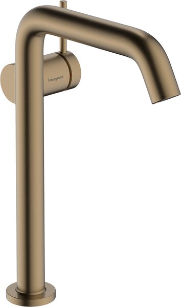 Hansgrohe Tecturis S páková umyvadlová baterie 240 Fine CoolStart EcoSmart+ pro umyvadlové mísy bez odtokové soupravy, kartáčovaný bronz 73372140