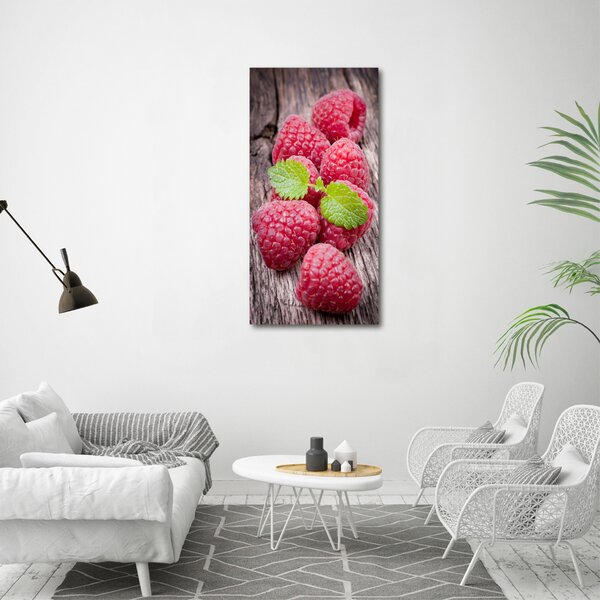 Vertikální Moderní skleněný obraz z fotografie Maliny osv-49999804