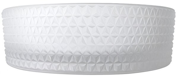 BPS-koupelny Skleněné umyvadlo na desku BRILLANT1 WH 400 40x12 cm, mat