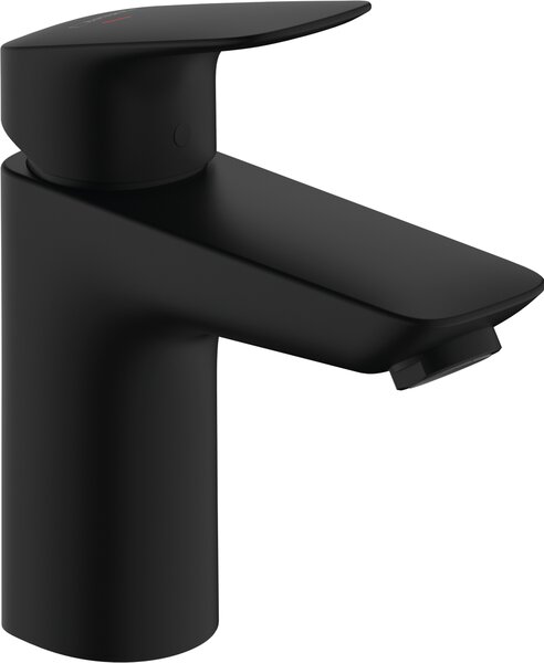 Hansgrohe Logis - Páková umyvadlová baterie 100 bez odtokové soupravy, černá matná 71101670