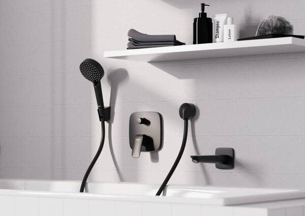 Hansgrohe Logis - Vanová baterie pod omítku, matná černá 71405670
