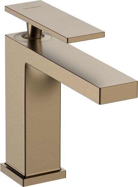Hansgrohe Tecturis E Páková umyvadlová baterie 110 EcoSmart+ bez odtokové soupravy, kartáčovaný bronz 73011140