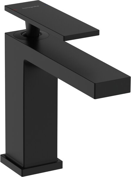 Hansgrohe Tecturis E Páková umyvadlová baterie 110 EcoSmart+ bez odtokové soupravy, matná černá 73011670