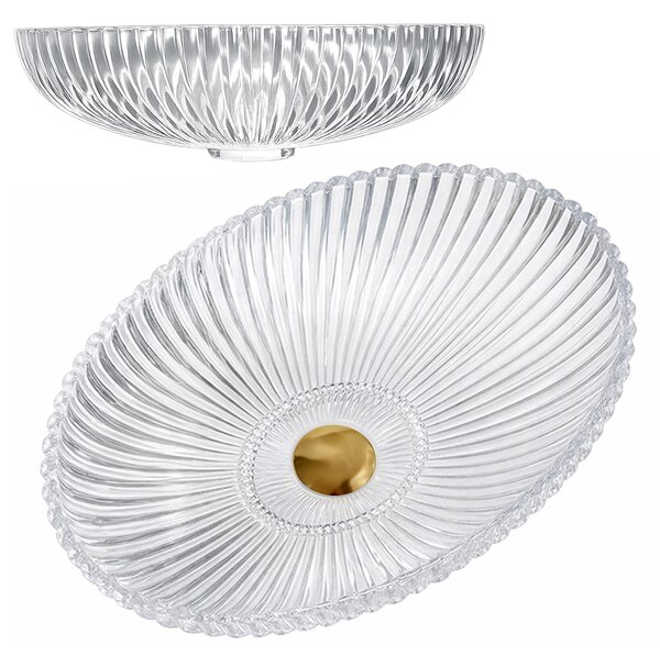 BPS-koupelny Skleněné umyvadlo na desku BRILLANT3 TR 510 51x35 cm, transparent