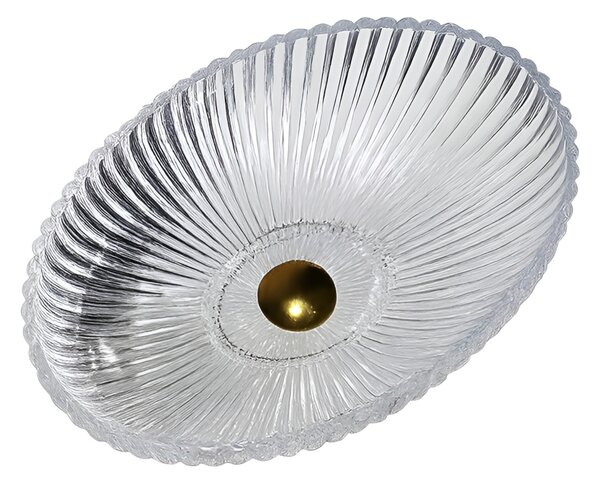 BPS-koupelny Skleněné umyvadlo na desku BRILLANT3 TR 510 51x35 cm, transparent