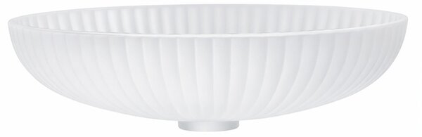 BPS-koupelny Skleněné umyvadlo na desku BRILLANT3 WH 510 51x35 cm, mat