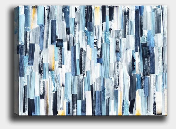 ASIR Obraz na plátně (50 x 70 cm) abstraktní modrý