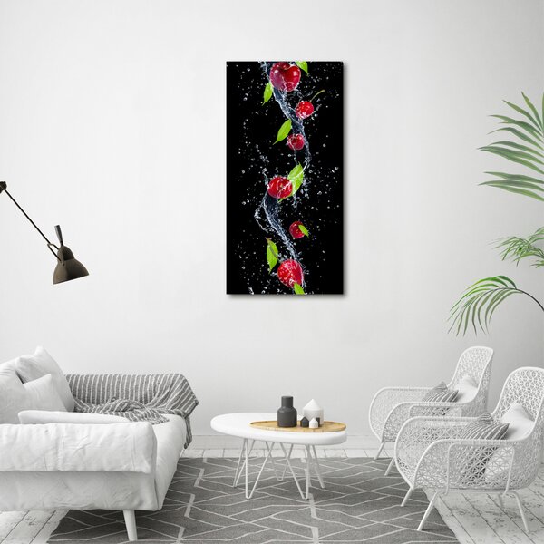 Vertikální Moderní fotoobraz canvas na rámu Višně ocv-51416889