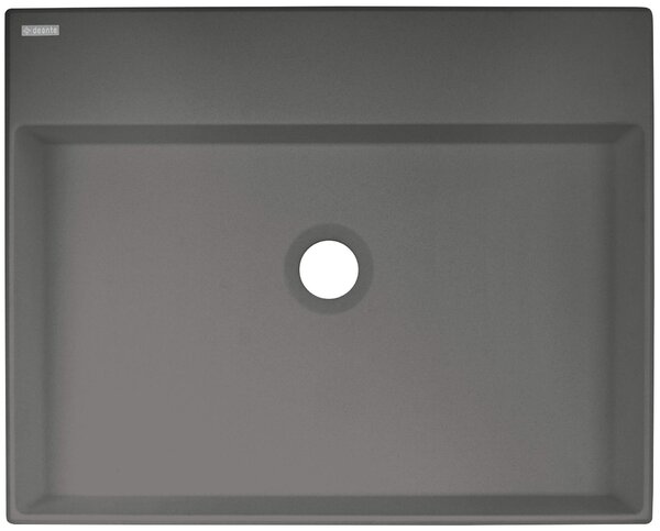Deante Correo, granitové umyvadlo na desku 500x400x125 mm, antracitová metalíza, DEA-CQR_TU5S