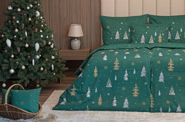 Povlečení Verde Flanel premium 1x 140/200, 1x 70/90