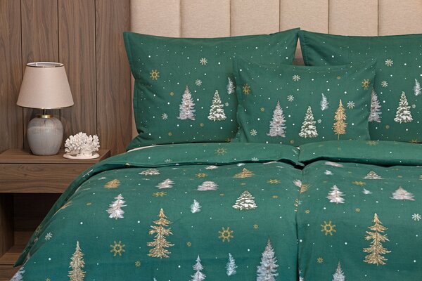 Povlečení Verde Flanel premium 1x 140/200, 1x 70/90