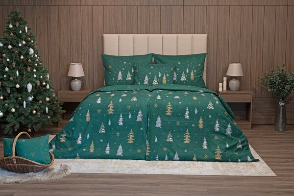 Povlečení Verde Flanel premium 1x 140/200, 1x 70/90