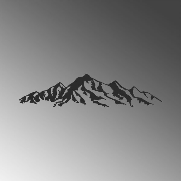 ASIR Nástěnná dekorace kovová MOUNTAIN pohoří