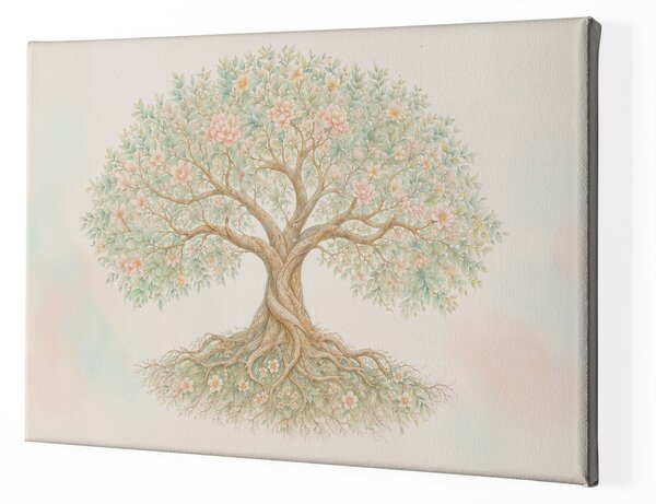 Obraz na plátně - Strom života Ladná síla FeelHappy.cz Velikost obrazu (šířka x výška): 40 x 30 cm