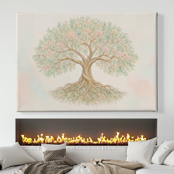 Obraz na plátně - Strom života Ladná síla FeelHappy.cz Velikost obrazu (šířka x výška): 40 x 30 cm