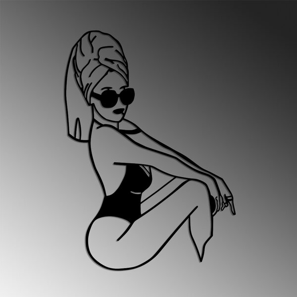 ASIR Nástěnná dekorace kovová COOL WOMAN