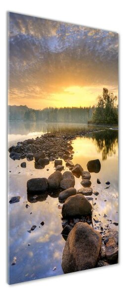 Vertikální Foto-obraz fotografie na skle Jezero osv-52295899