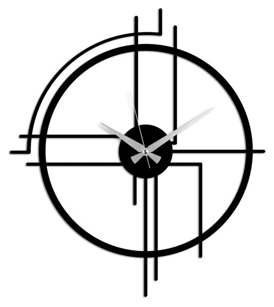 ASIR Nástěnné hodiny kovové WHEEL černé