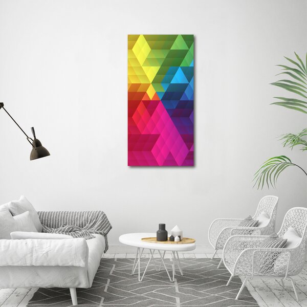 Vertikální Foto obraz na plátně Geometrické pozadí ocv-54475331
