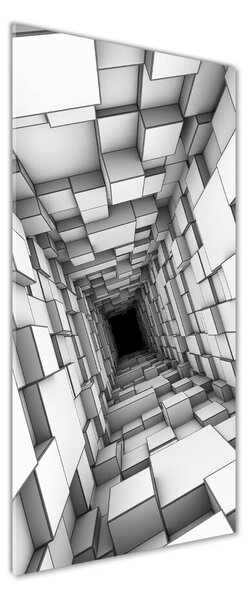 Vertikální Foto-obraz na skle Tunel z krychlí osv-55216784