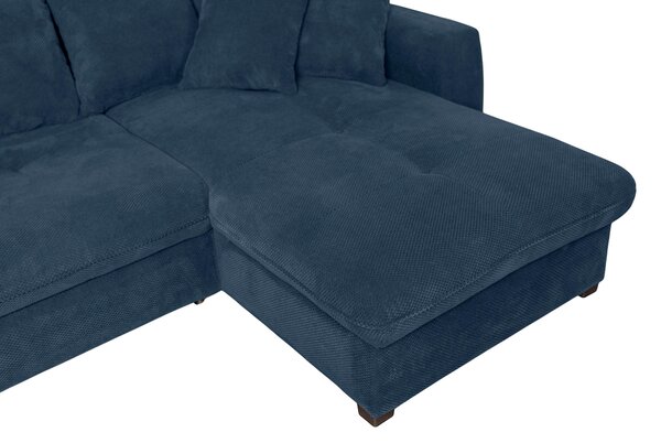 ROHOVÁ SEDAČKA, textil, tmavě modrá P & B - Sedací soupravy, Online Only
