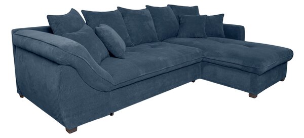 ROHOVÁ SEDAČKA, textil, tmavě modrá P & B - Sedací soupravy, Online Only