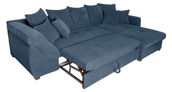 ROHOVÁ SEDAČKA, textil, tmavě modrá P & B - Sedací soupravy, Online Only