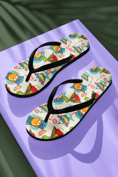 Summerbird | stylové plážové žabky - Červená, S / EU 38