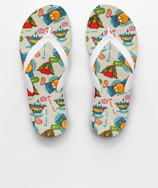 Summerbird | stylové plážové žabky - Červená, S / EU 38