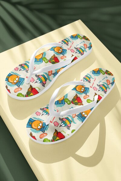 Summerbird | stylové plážové žabky - Červená, S / EU 38