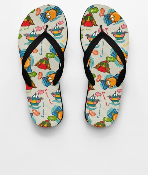 Summerbird | stylové plážové žabky - Červená, S / EU 38