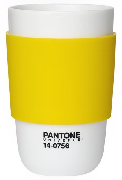 Žlutý porcelánový hrnek Pantone Empire Yellow 14-0756 375 ml