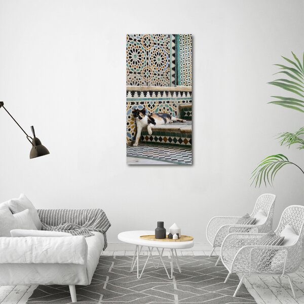 Vertikální Foto obraz canvas Kocour v Maroku ocv-56384997