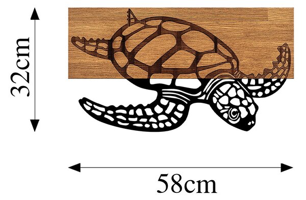 ASIR Nástěnná dřevěná dekorace CARETTA