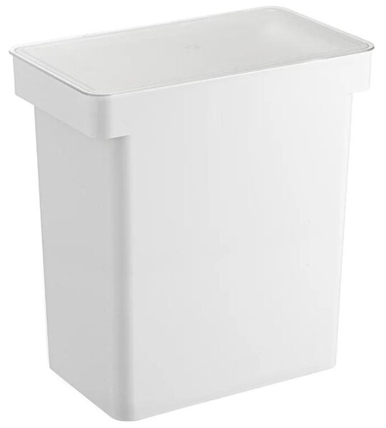Bílý plastový zásobník krmiva Yamazaki Tower 25 l