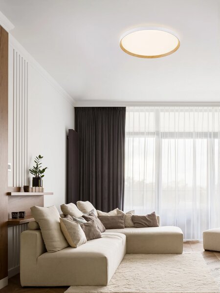 Nova Luce Moderní stropní LED svítidlo VOMOS, 55W, 2700K/3000K/4000K Barva: Černá