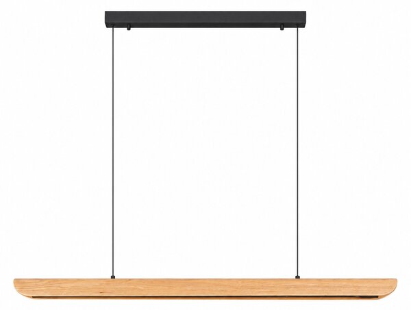 Nova Luce Závěsné svítidlo Brianne Oak LED, 29W, 230V, 3000K, 120cm