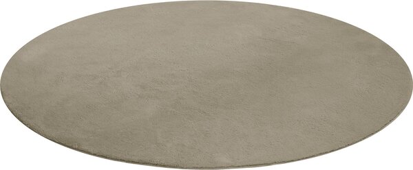 Tectake Koberec s krátkým vlasem Soft Zone - Ø 120 cm, písková