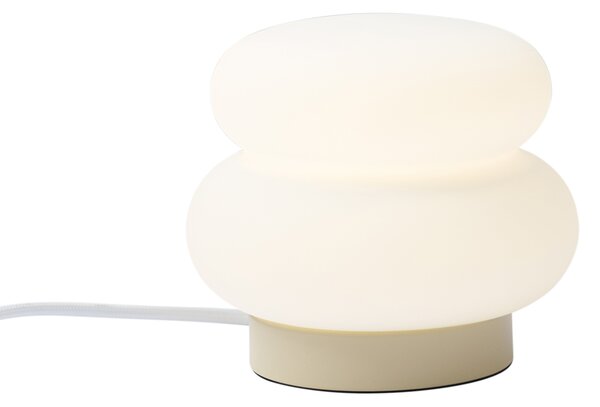 Japandi stolní lampa béžová s opálovým sklem 15 cm - Kumo