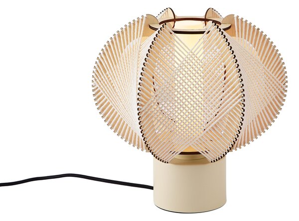 Japandi stolní lampa béžová 32 cm - Gertie