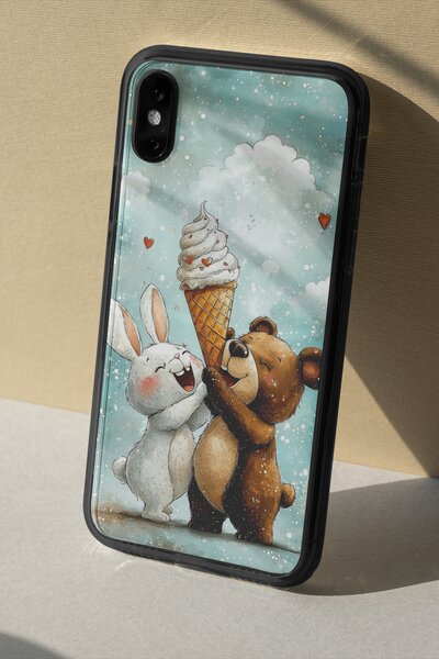 Rabbit & Bear Ice | ochranné pouzdro na mobilní telefon - Apple iPhone 17