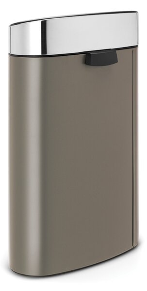 Brabantia Odpadkový koš Touch Bin - 40 L, platinová/stříbrná