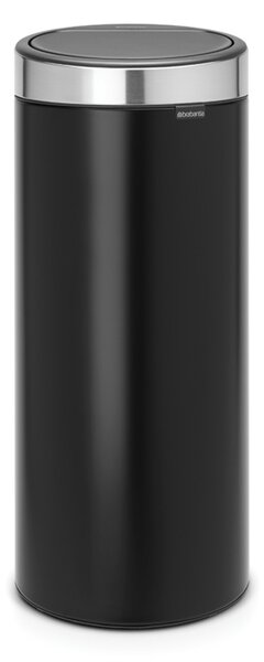 Brabantia Odpadkový koš Touch Bin New - 30 L, matná černá/stříbrná