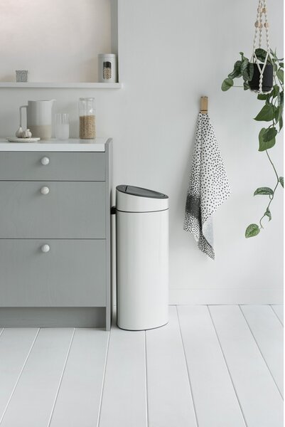 Brabantia Odpadkový koš Touch Bin - 40 L, bílá