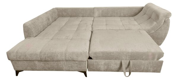 ROHOVÁ SEDAČKA, textil, béžová P & B - Sedací soupravy, Online Only