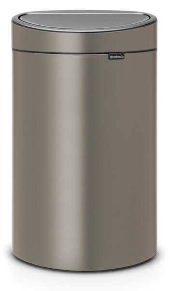 Brabantia Odpadkový koš Touch Bin - 40 L, platinová