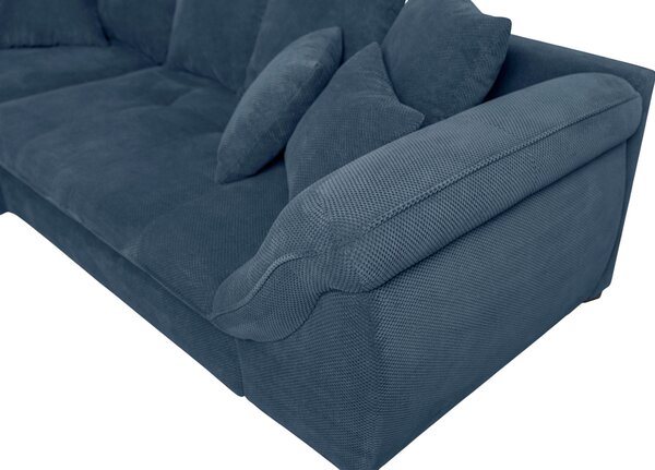ROHOVÁ SEDAČKA, textil, tmavě modrá P & B - Sedací soupravy, Online Only