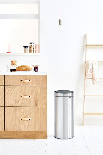Brabantia Odpadkový koš Touch Bin New - 30 L, matná ocel
