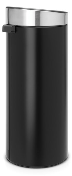 Brabantia Odpadkový koš Touch Bin New - 30 L, matná černá/stříbrná