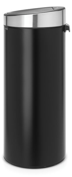 Brabantia Odpadkový koš Touch Bin New - 30 L, matná černá/stříbrná